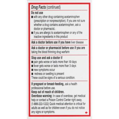 Tylenol&reg; Extra Strength 24-Count 500 mg Pain Reliever Caplets. View a larger version of this product image.