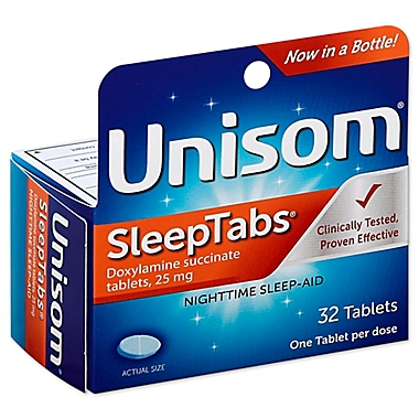 Unisom&reg; SleepTabs&reg; 32-Count Nighttime Sleep-Aid Tablets. View a larger version of this product image.