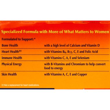 One A Day Women's 100-Count Multivitamin & Multimineral Supplement Tablets. View a larger version of this product image.