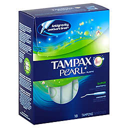 Tampax Pearl 18-Count Super Unscented Tampons