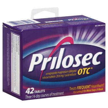 Prilosec 42-Count OTC Acid Reducer Tablets. View a larger version of this product image.
