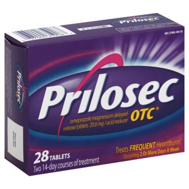 Prilosec 28-Count OTC Acid Reducer Tablets. View a larger version of this product image.