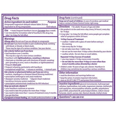 Prilosec 28-Count OTC Acid Reducer Tablets. View a larger version of this product image.