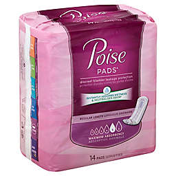 Poise Pads&reg; 14-Count Maximum Absorbency Regular Length Bladder Protection Pads