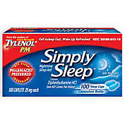 Simply Sleep 100-Count Nighttime Sleep Aid Caplets