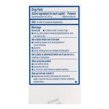 Simply Sleep 100-Count Nighttime Sleep Aid Caplets. View a larger version of this product image.