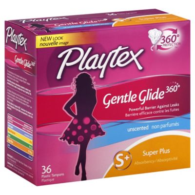 Playtex&reg; Gentle Glide&reg; 360&deg; 36-Count Unscented Super Plus Tampons