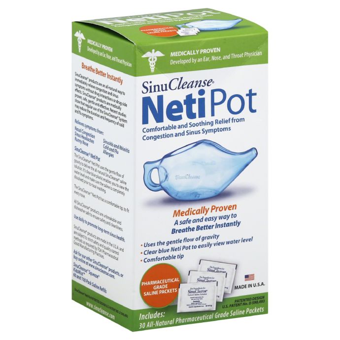 Sinucleanse Neti Pot Nasal Wash System Bed Bath Beyond