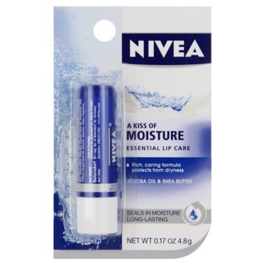 Nivea&reg; 0.17 oz. A Kiss of Moisture Essential Lip Care. View a larger version of this product image.