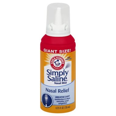 Simply Saline 4.25 oz. Nasal Mist in Giant Size. View a larger version of this product image.