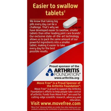 Schiff Move Free&reg; Glucosamine Chondroitin MSM & Vitamin D3 80-Count Tablets. View a larger version of this product image.