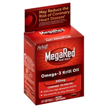 Schiff 60-Count Mega Red Krill Oil. View a larger version of this product image.