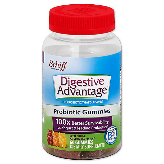 Alternate image 1 for Schiff® Digestive Advantage® Probiotic Gummies 60-Count Dietary Supplement Gummies