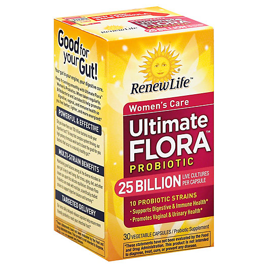 Alternate image 1 for Renew Life® Ultimate Flora™ 25 Billion 30-Count Women's Daily Probiotic Supplement Capsules