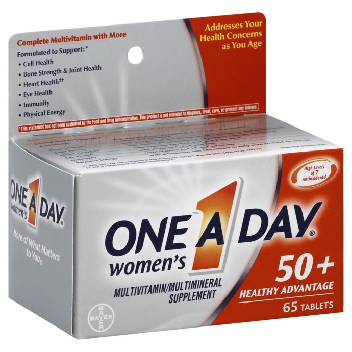 One A Day Women S 50 Healthy Advantage 65 Count Multivitamin Multimineral Tablet Bed Bath Beyond