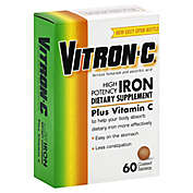 Vitron-C&reg; High Potency Iron Plus Vitamin C 60-Count Dietary Supplement Coated Tablets