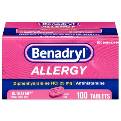 Benadryl Allergy Ultra 100-Count Tablets