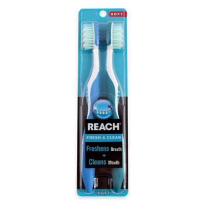 reach fresh and clean toothbrush
