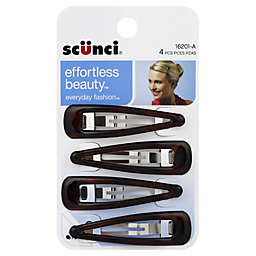 Scunci® 4-Count Effortless Beauty Hair Clips in Tortoise