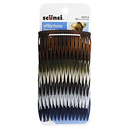 Scunci® 12-Count Effortless Beauty Assorted Side Combs
