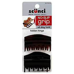 Scunci® 2-Count No-Slip Hidden Hinge Jaw Hair Clip