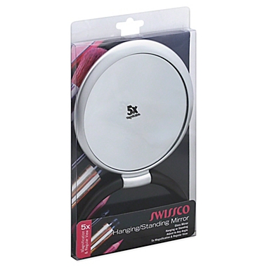 Swissco&reg; 5x 1x Magnification Hanging Standing Mirror. View a larger version of this product image.