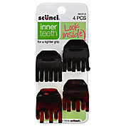 Scunci&reg; 4-Count No-Slip Tight Grip Hair Jaw Clips