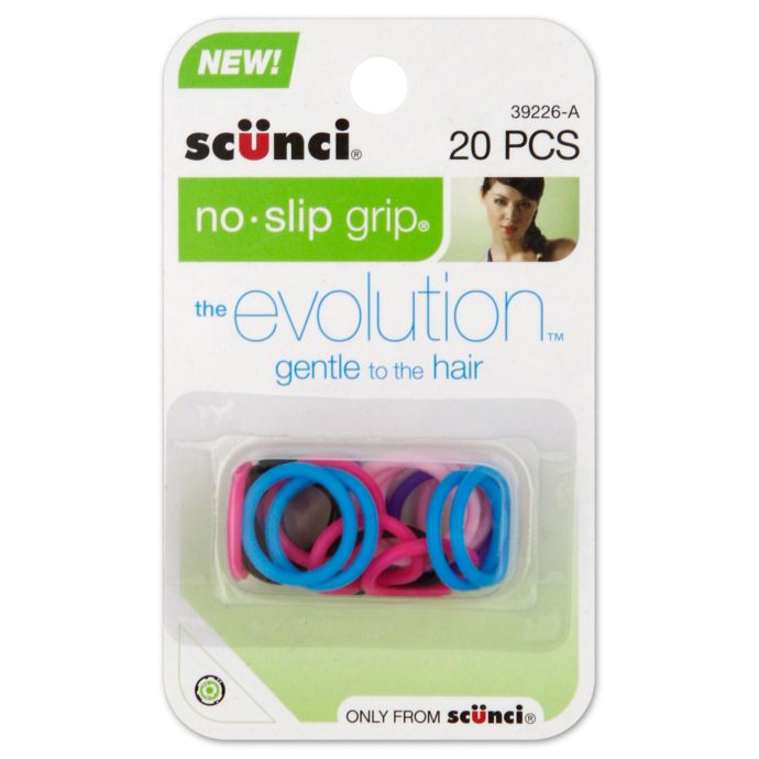Scunci The Evolution 20 Count Mini Hair Elastic Bed Bath Beyond
