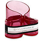 Alternate image 0 for STYLEWURKS&trade; Trio Cylinder Brush Holder in Clear Pink