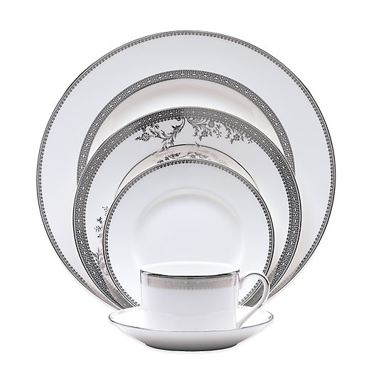 Alternate image 1 for Vera Wang Wedgwood® Vera Lace 5-Piece Place Setting