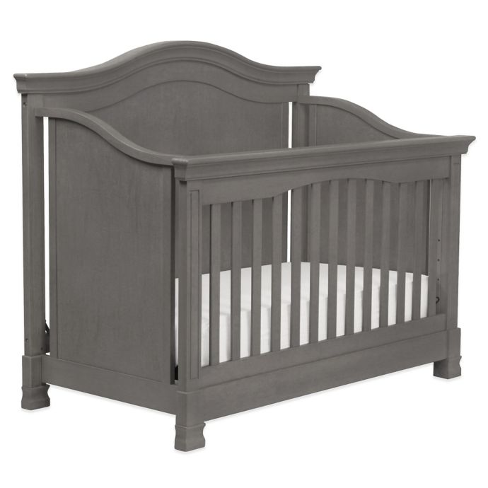 Million Dollar Baby Classic Louis 4in1 Convertible Crib in Manor Grey