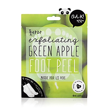 Oh K! 1.35 fl. oz. Exfoliating Green Apple Foot Peel. View a larger version of this product image.