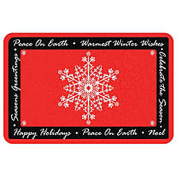 Bungalow Flooring Peace On Earth 18-Inch x 27-Inch Floor Mat