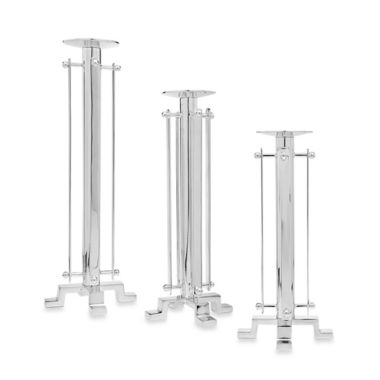 Ricci&reg; Argentieri Nickel Candlestick. View a larger version of this product image.