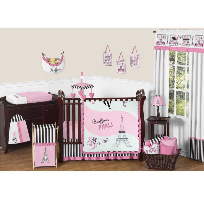 Sweet Jojo Designs Paris 11 Piece Crib Bedding Set Bed Bath Beyond