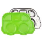 Alternate image 0 for Innobaby Din Din Smart&trade; Stainless Bus Platter with Green Lid