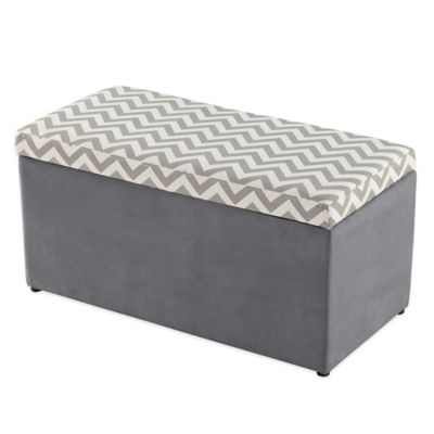 upholstered toy box