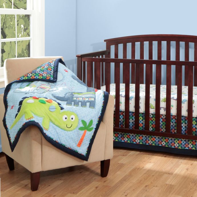 Bananafish Little Dino 3 Piece Crib Bedding Set Buybuy Baby