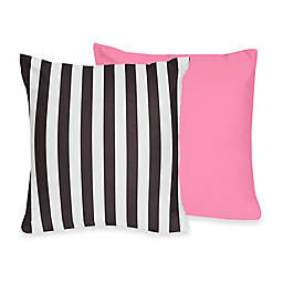 Sweet Jojo Designs Paris Reversible Throw Pillow
