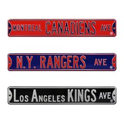 NHL Steel Street Sign