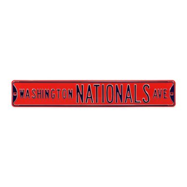 MLB Washington Nationals Steel Street Sign. View a larger version of this product image.