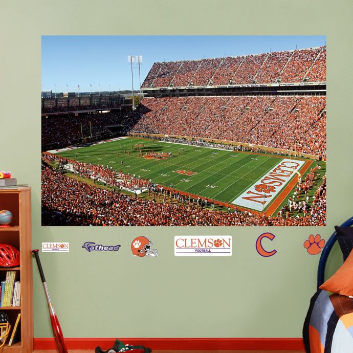 Fathead Clemson University Stadium Mural Wall Graphic Bed