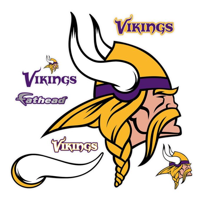 Fathead® NFL Minnesota Vikings Logo Wall Graphic | Bed Bath & Beyond