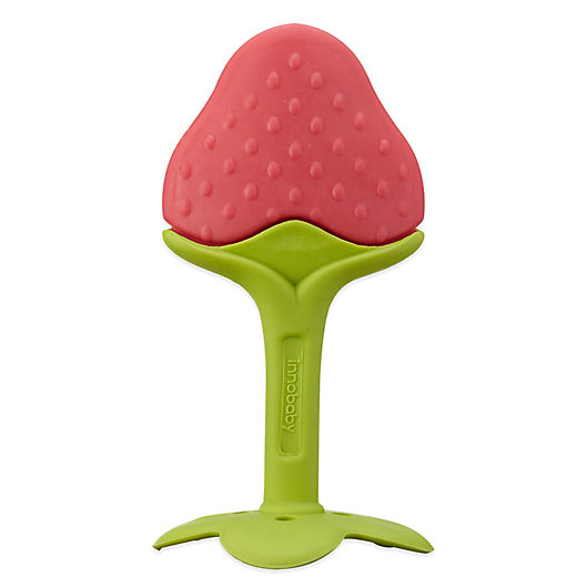 Alternate image 1 for Innobaby Teethin' Smart™ EZ Grip Berry Teether & Rattle