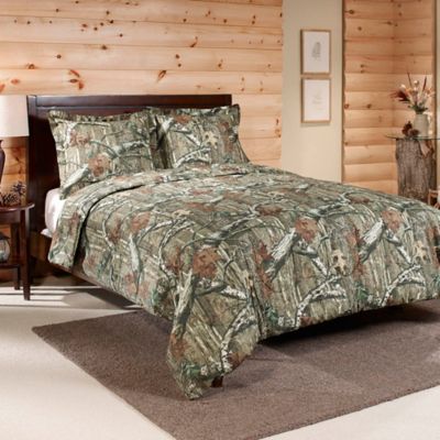 Mossy Oak Break Up Infinity Comforter, Camo Bed In A Bag Queen