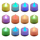 Alternate image 0 for LED Battery Operated Tealight Candles in Changing Colors (12 Count)