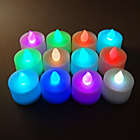 Alternate image 3 for LED Battery Operated Tealight Candles in Changing Colors (12 Count)