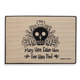 Many Have Eaten Here Door Mat