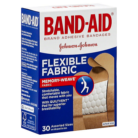 Alternate image 1 for Johnson & Johnson® 30-Count Band-Aid® Assorted Flex Fabric Bandages