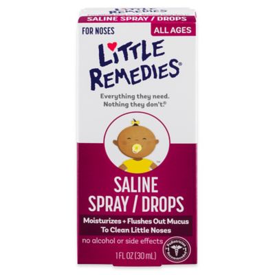 little remedies saline spray and dropper